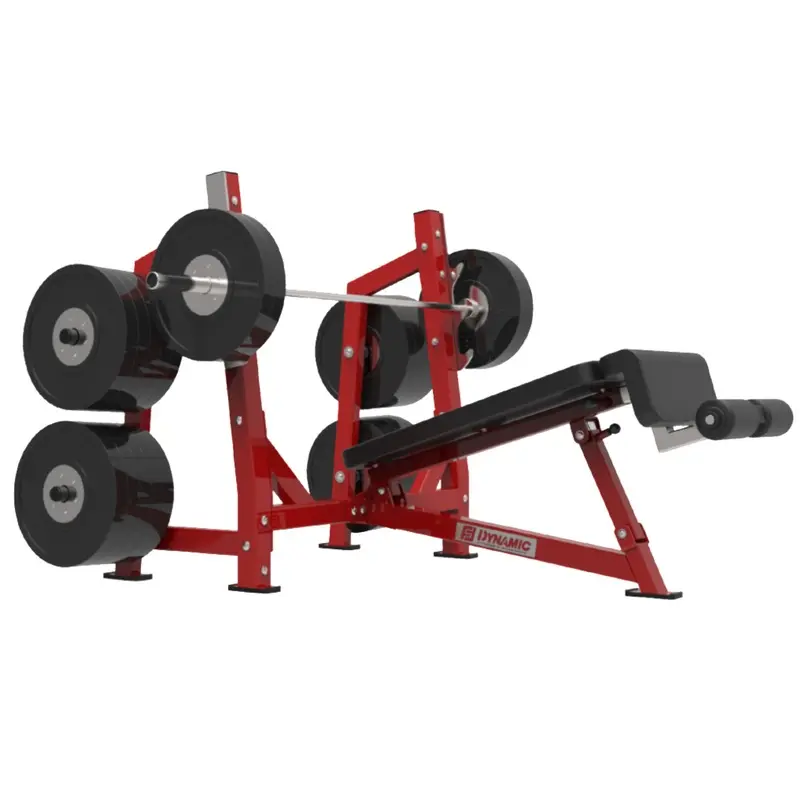 Ultra Pro Olympic Decline Bench w/ Olympic Plate Loaded Storage
