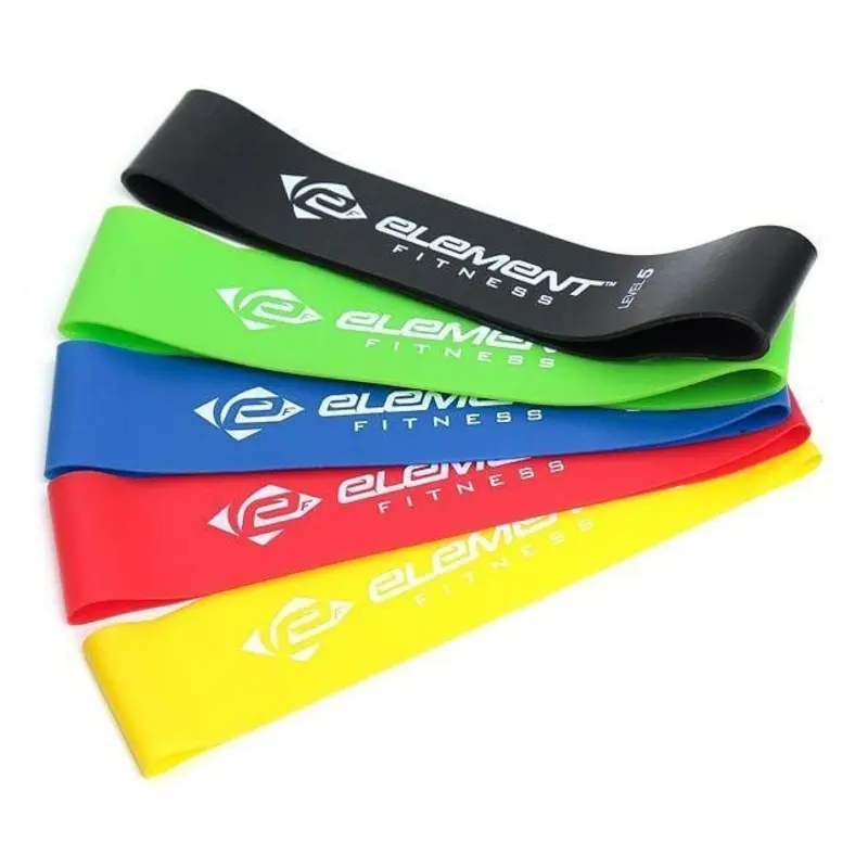 Element Fitness Mini-Band Level 1-5 (Single) 9"L x 2"W