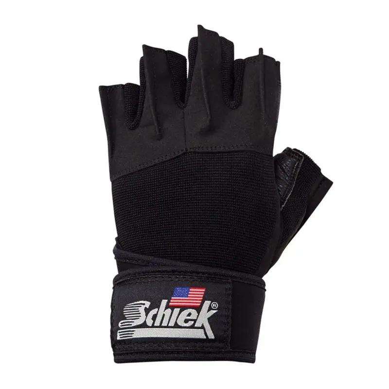 Schiek 540 Platinum Lifting Gloves with Wrist Wraps