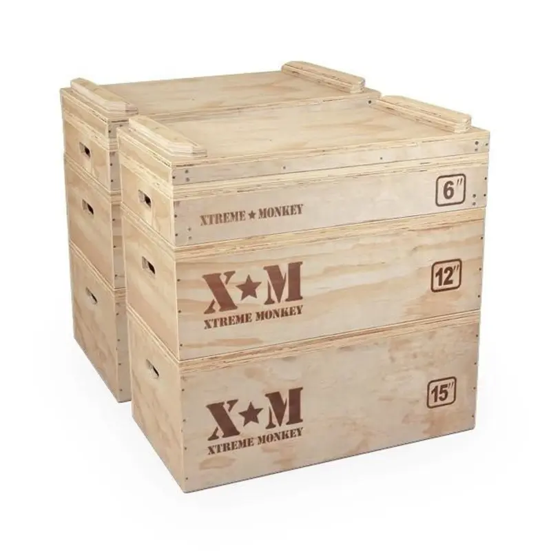 Wooden Jerk Block Set (Includes 6", 12", 15" pairs)
