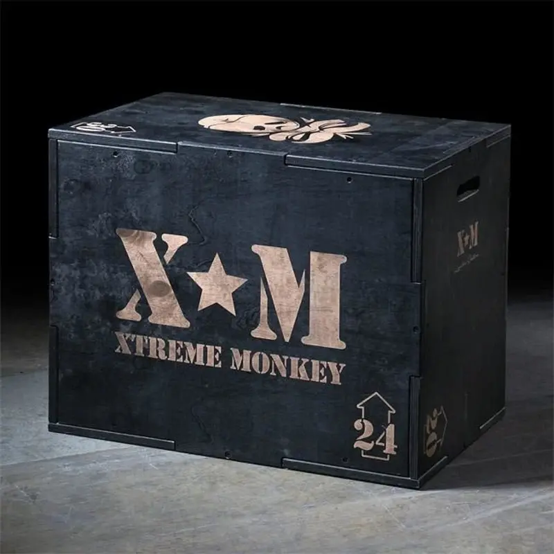 XM Fitness Ltd Edition Black Wood Plyo Box