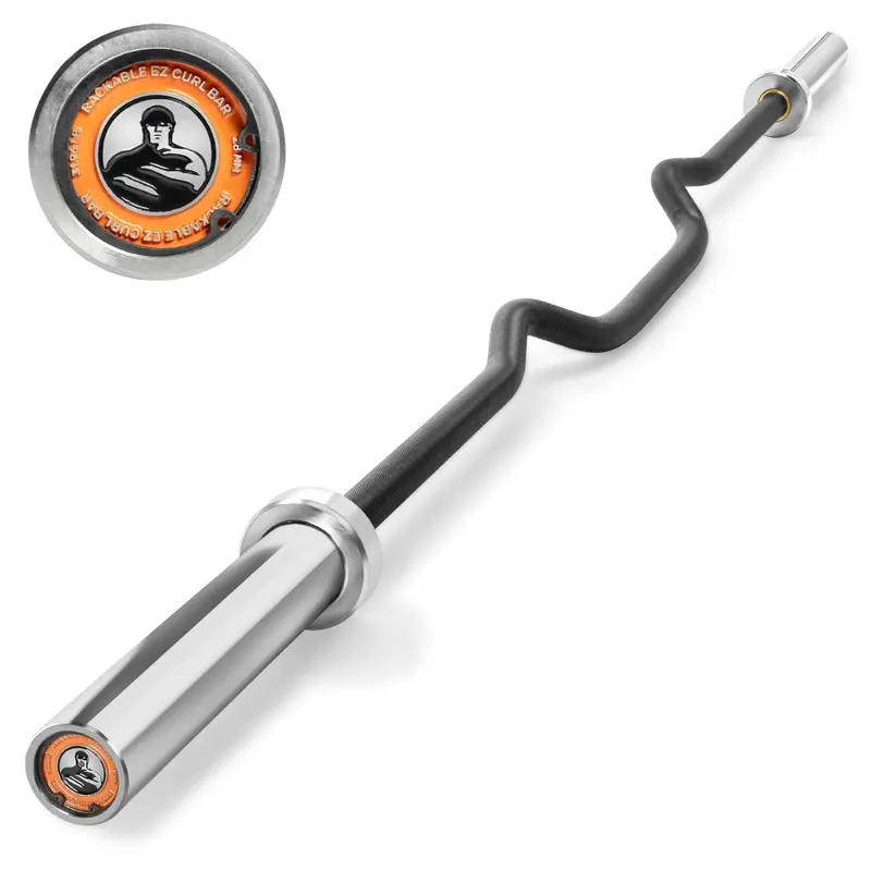 BOS Rackable EZ Curl Bar 2.0 E-Coat & Bright Zinc