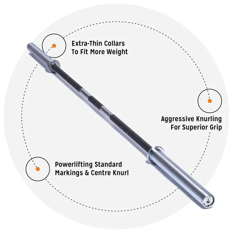 Barenaked Powerlifting Bar 2.0