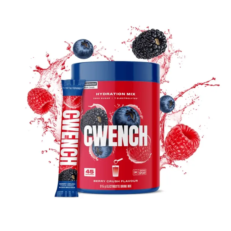 Cwench Hydration Mix 315g (45 Servings) Berry Crush