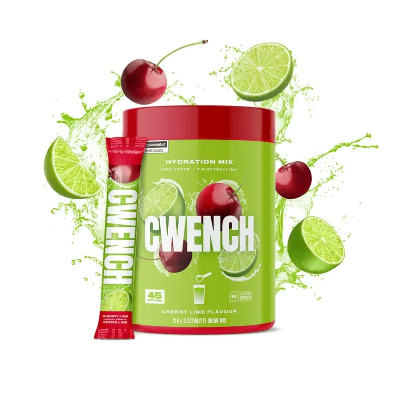 Cwench Hydration Mix 315g (45 Servings) Cherry Lime