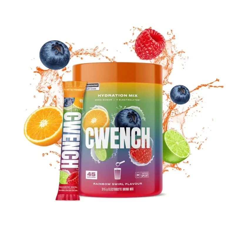Cwench Hydration Mix 315g (45 Servings) Rainbow Swirl