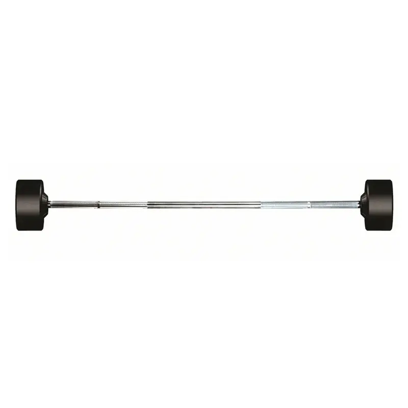 York Rubber Fixed Pro Straight Barbell - 20 to 110 lbs