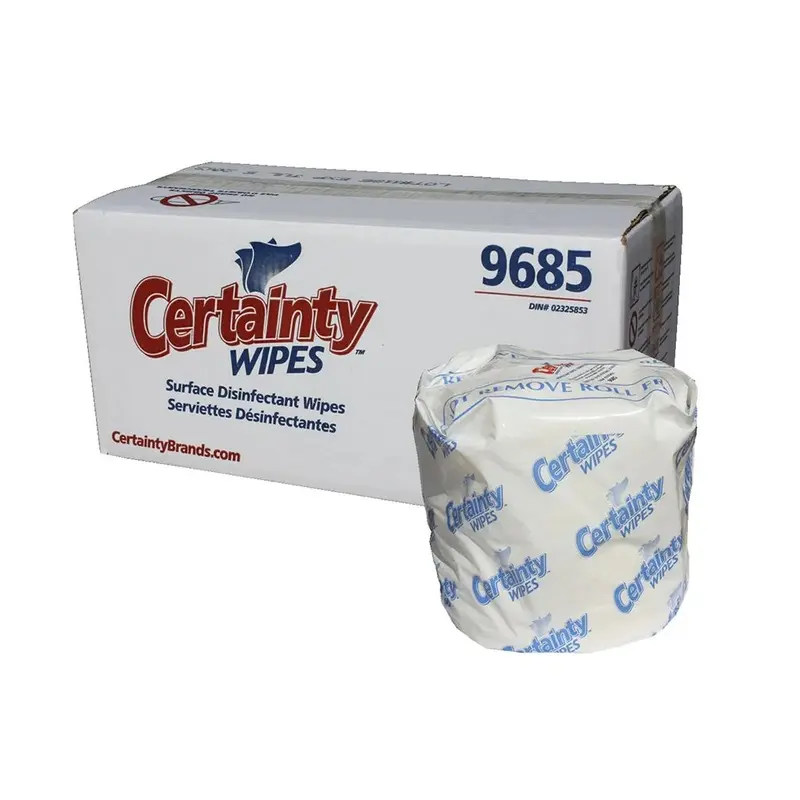 Certainty Disinfectant Wipes - 2 Rolls/800 Wipes Each