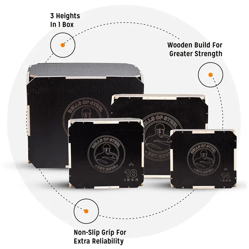 Bells of Steel - 3 In 1 Wood Plyo Boxes