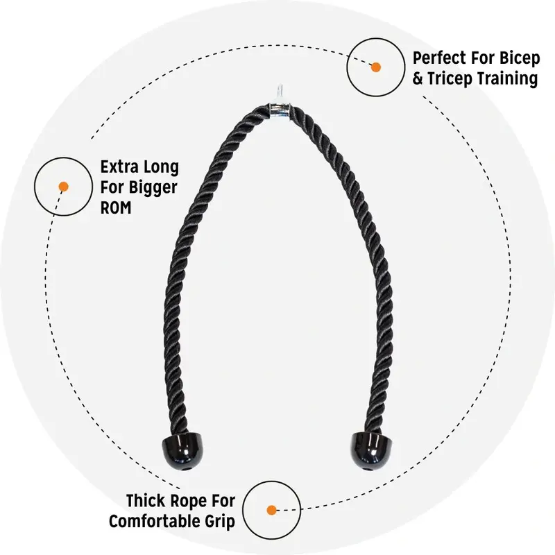 Bells of Steel Extra Long Deluxe Tricep Rope Attachment (54)