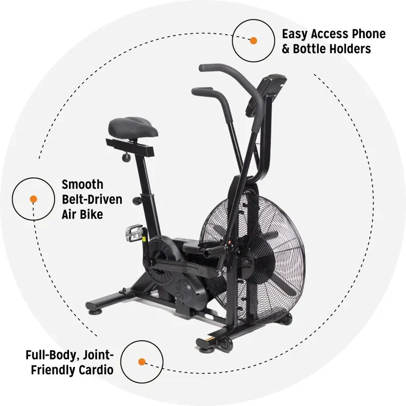 Bells of Steel Residential Air Bike with Wind Guard