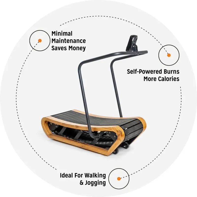 Bells of Steel Wooden Residential Manual Treadmill
