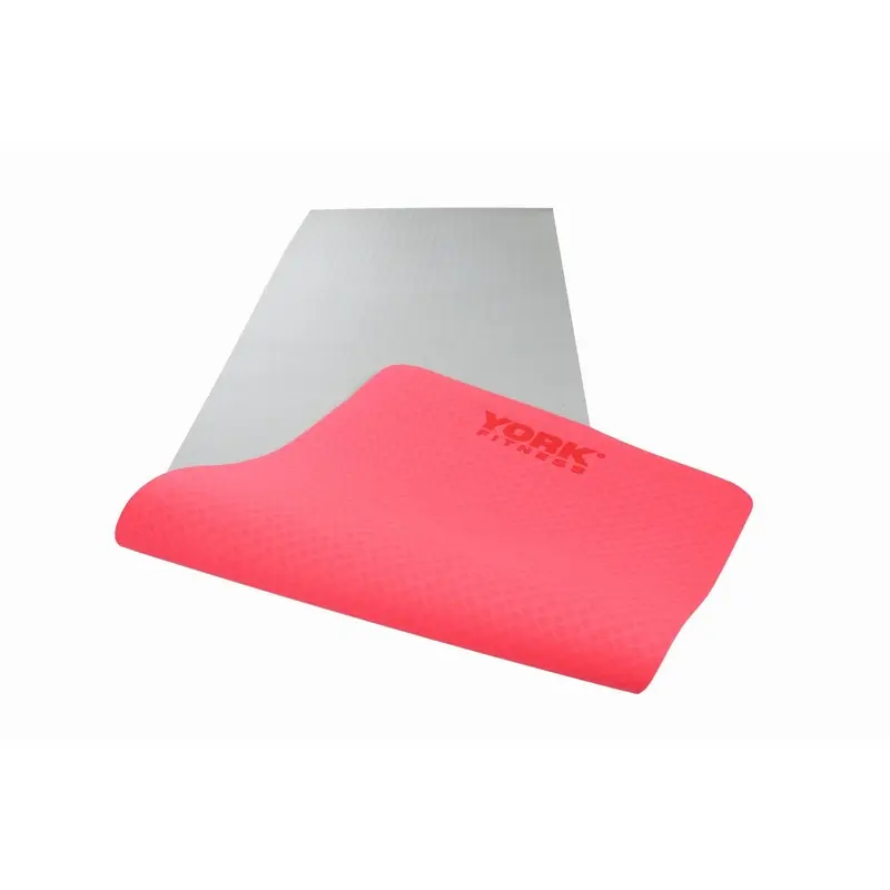 York Premium Yoga Mat  Red/Grey