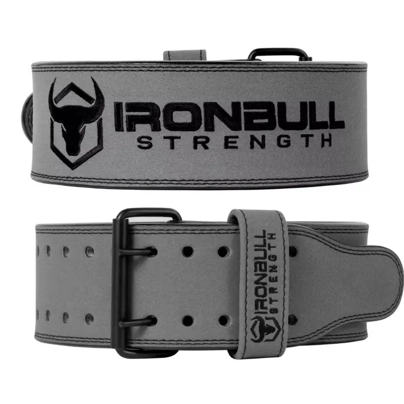 Iron Bull 10MM DOUBLE PRONG POWER BELT - Grey
