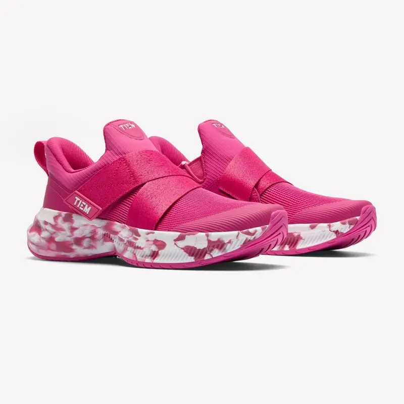 TIEM LYNX - Fuchsia Pink Splash Cycling Shoe [Free Shipping]