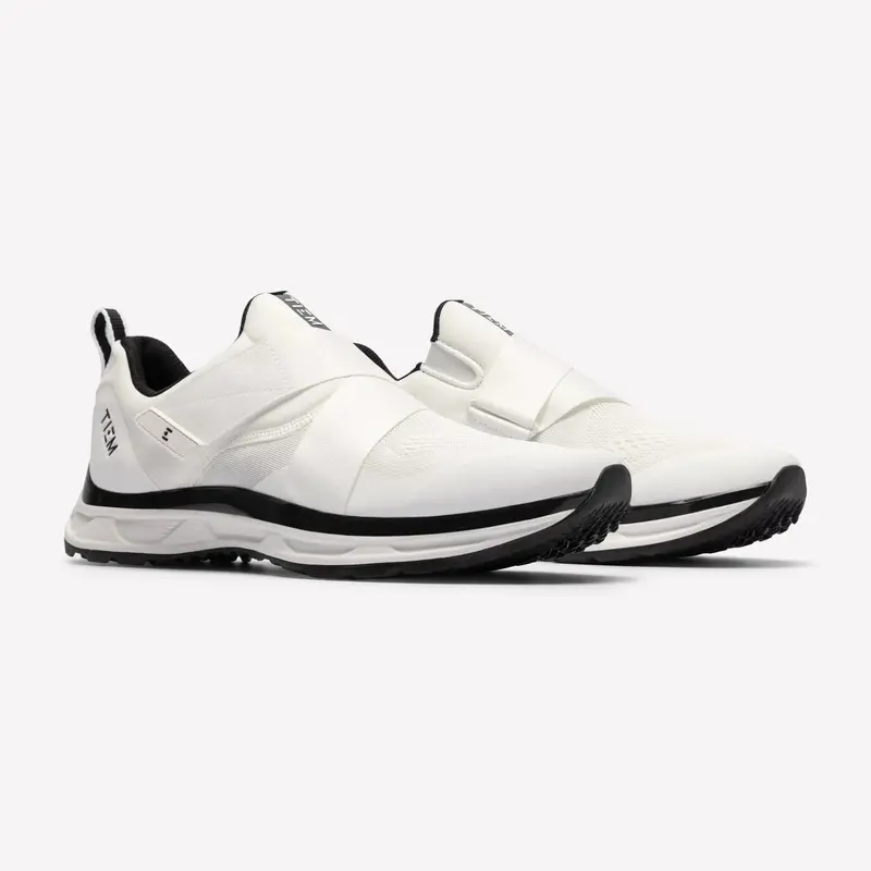 TIEM Men's Slipstream Cycling Shoe - White / Black [Free Shipping]