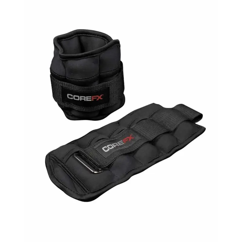 CoreFX ADJUSTABLE ANKLE WEIGHT SET 5 lbs Each