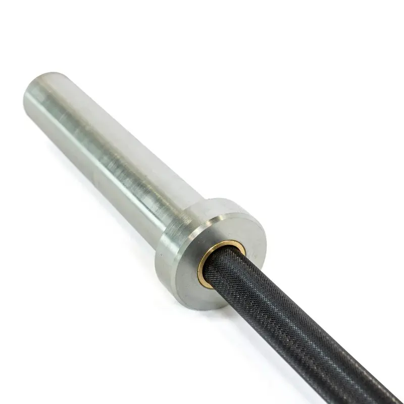Bells of Steel - Rackable EZ Curl Bar - Black E-Coat Shaft + Bright Zinc Sleeves