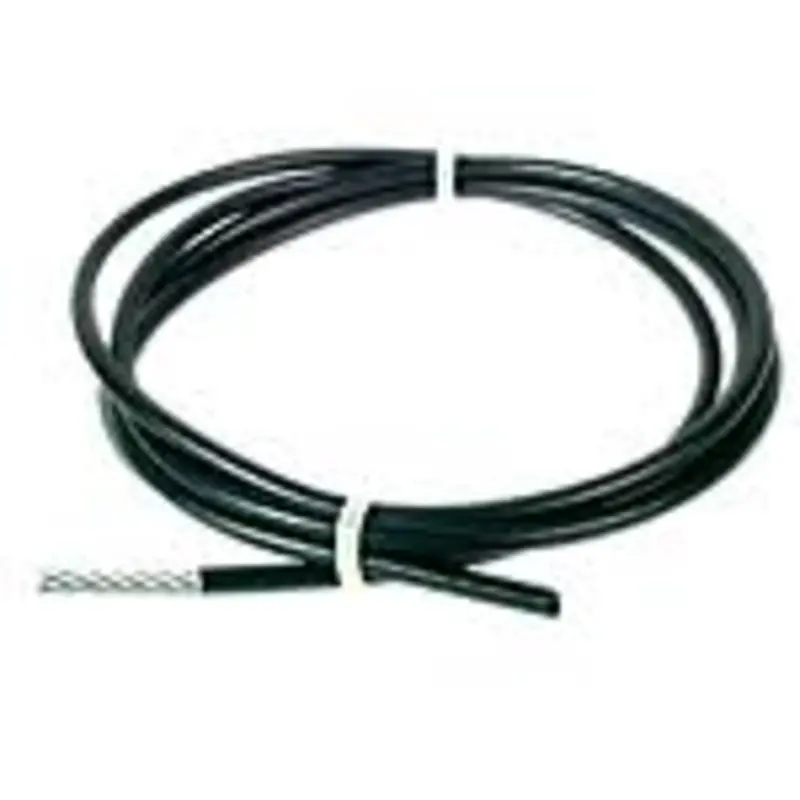 Strength Cable by the Foot 1/4" Diameter with Black Nylon Coating