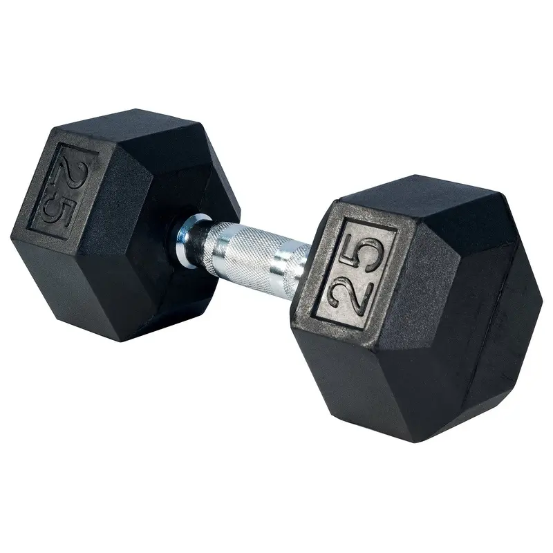 TRIAD Rubber Hex Dumbbells - Sold Individually