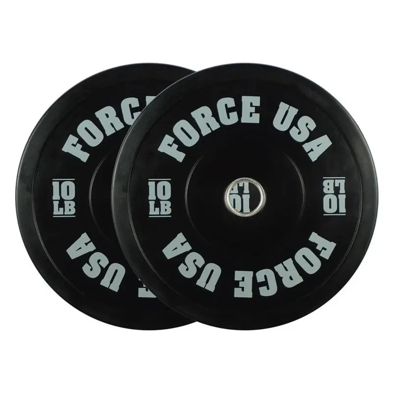 FORCE USA Pro Grade Coloured Bumper Plates (Pairs)