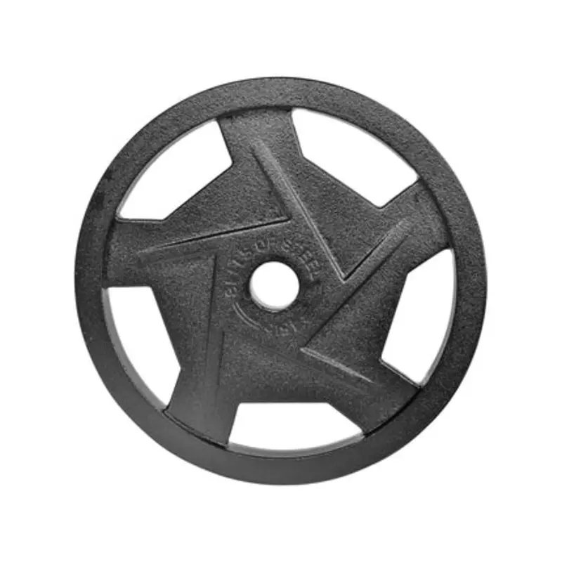 Bells of Steel - Black Mighty Grip Olympic Weight Plates - Sold in Pairs